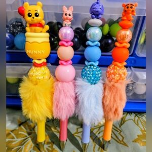 Winnie the Pooh Doorables Squishalots Handmade Pen Set